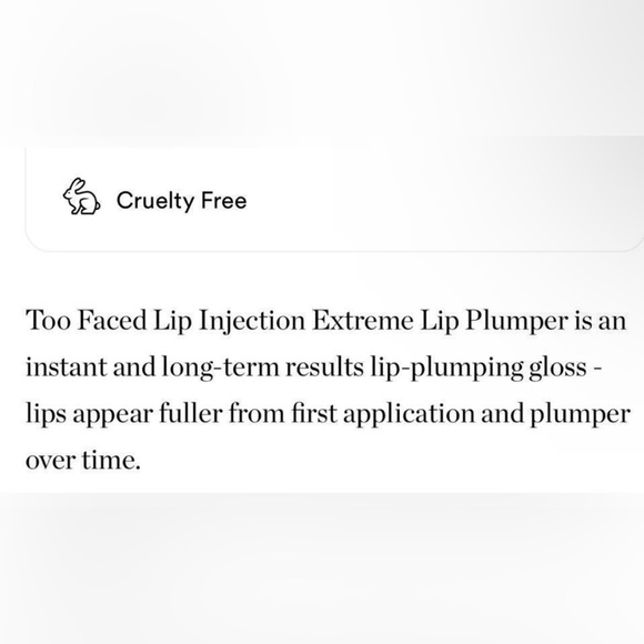 Too Faced | Lip Injections Extreme | (Travel size) | Clear - NIB - Picture 5 of 7